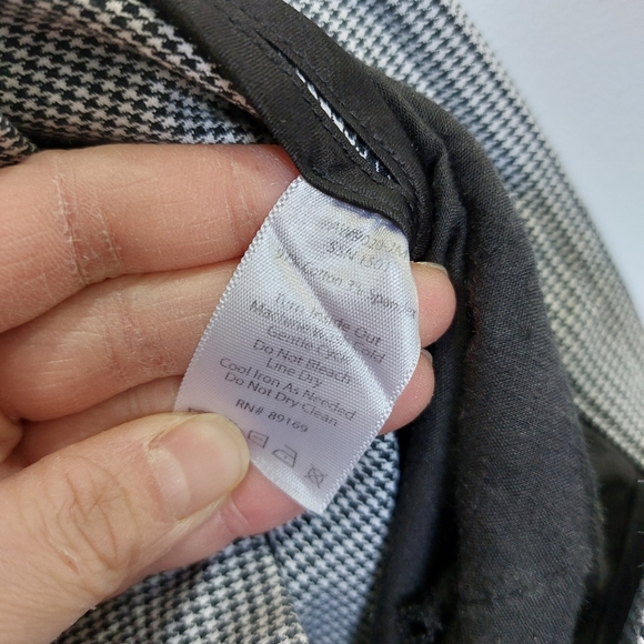 ATM Grey Houndstooth Dress Pants Size 2 - Picture 8 of 8